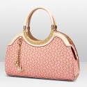 Women PU Hobo Shoulder Bag / Tote / Clutch - White / Pink / Blue / Brown