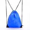 2Pcs Sports/Casual/Outdoor/Travel Shoe Storage Bag Drawstring BackPack Book Bag Rope bag Shoulder Straps(Blue+Black)  