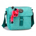 Women Nylon Sling Bag Shoulder Bag - Purple / Blue / Green / Red / Black  