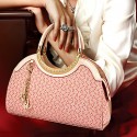 Women PU Hobo Shoulder Bag / Tote / Clutch - White / Pink / Blue / Brown