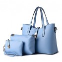 Women's Fashion Casual Vintage Solid PU Leather Messenger Shoulder Bag/Totes