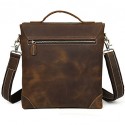 Men Cowhide Leather Shoulder Messenger Bag Tote Business Bag   