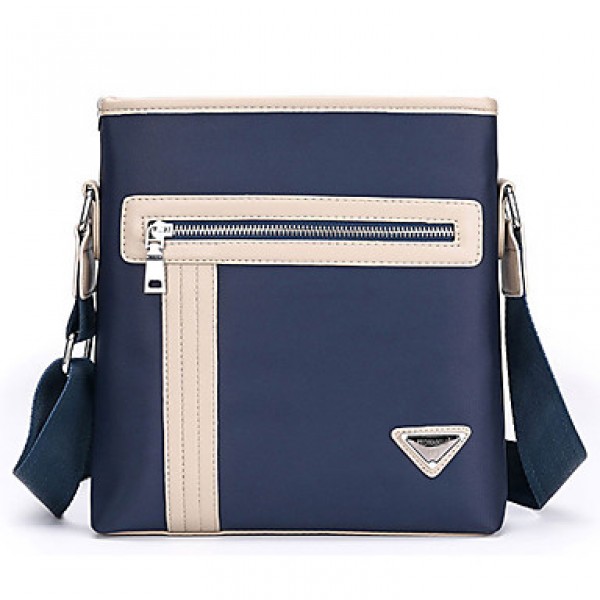 Women PU Messenger Shoulder Bag / Satchel - Blue / Brown / Black  