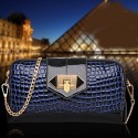 Women PU / Patent Leather Shell Shoulder Bag / Clutch - Blue / Red / Black  