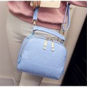 Women PU Baguette Shoulder Bag - White / Pink / Blue / Black / Burgundy  