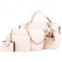 Fashion Casual Women's Bag Multifunctional Handbag PU Handbag Messenger Bag Woman Shopping Collection Of Four Loaded