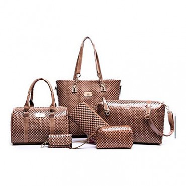 Women PU Formal / Casual / Shopping / Office & Career Tote / Bag Sets