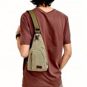 Young People's Bags  2016 Large Size Canvas Sports/Outdoor Shoulder Bag-Brown/Black/Blue/Khaki/Gray  