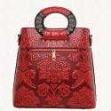  Women PU Barrel Shoulder Bag / Tote - Blue / Green / Red  